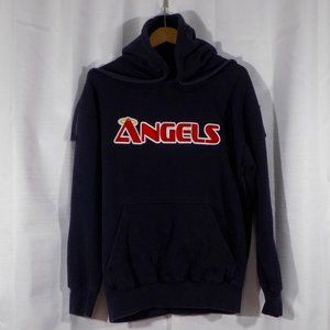 Los Angeles Angels Pullover Hoodie Dark Blue Size M